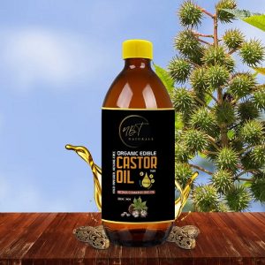 NBT Naturals - Certified Organic Edible/ Food Grade - Hexane - Free, Cold Pressed Castor Oil